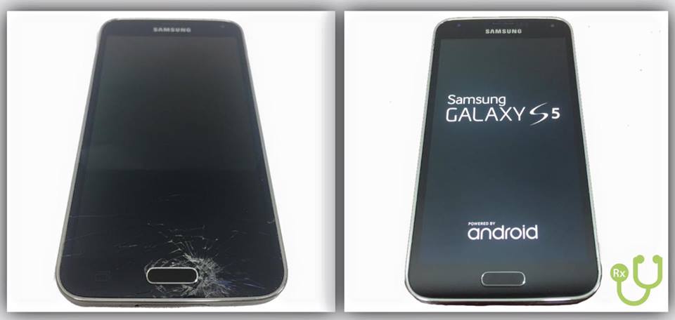 Samsung Phone Cracked Screen Repair in Sudbury